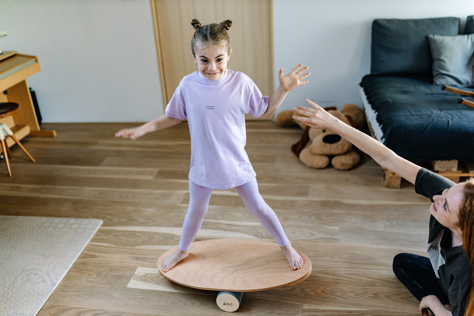 Dřevěná balanční deska - BaaVi Balance Board